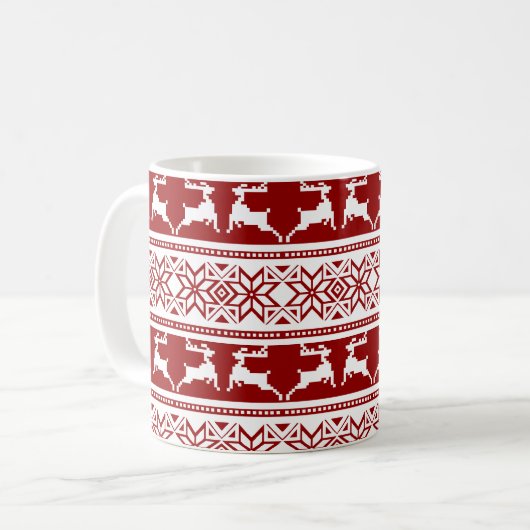 Mug Père Noël hideux Renne (Devant gauche)