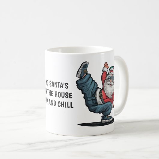 Mug Père Noël Hip hop (Devant droit)