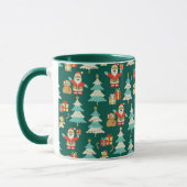 Mug Père Noël ici Musique de Noël (Gauche)