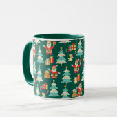Mug Père Noël ici Musique de Noël (Devant gauche)