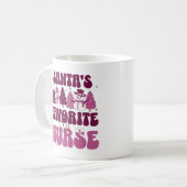 Mug Père Noël Infirmière préférée Travailleur Médicale (Devant gauche)