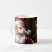 Mug Père Noël instantanée ! Ajoute juste ton visage. (Devant gauche)