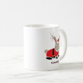 Mug Père Noël Jackalope Nom Noël (Devant droit)