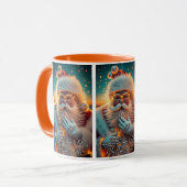 Mug Père Noël : Je suis occupé à préparer les cadeaux  (Devant gauche)