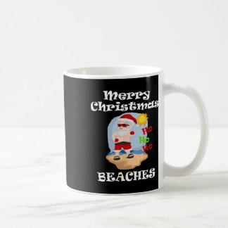 Mug Père Noël Joyeuses plages de Noël Sungles Vacances