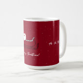 Mug Père Noël Joyeux Noël Classique (Devant droit)