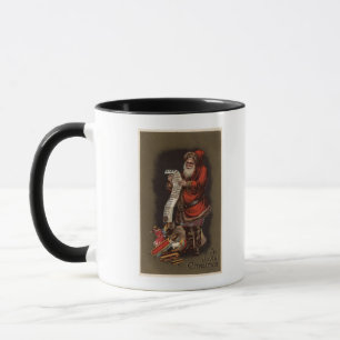 Mug Père Noël Lire sa liste des bons enfants