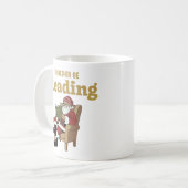 Mug Père Noël lisant (Devant gauche)