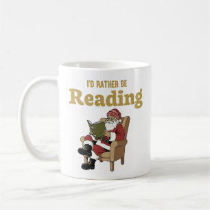 Mug Père Noël lisant