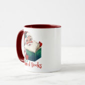 Mug Père Noël Lit Les Livres Interdits (Devant gauche)