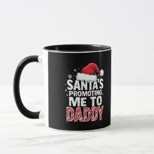 Mug Père Noël M'a promu à papa Noël