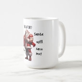 Mug Père Noël me sauvera (Devant droit)