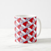 Mug Père Noël moderne Joyeux Noël (Devant droit)