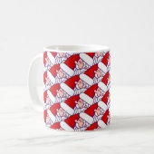 Mug Père Noël moderne Joyeux Noël (Devant gauche)