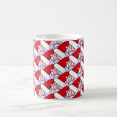 Mug Père Noël moderne Joyeux Noël (Centre)