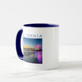 Mug Père Noël Monica Pier | Los Angeles, Californie (Devant gauche)