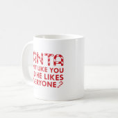 Mug Père Noël ne t'aime pas (Devant gauche)