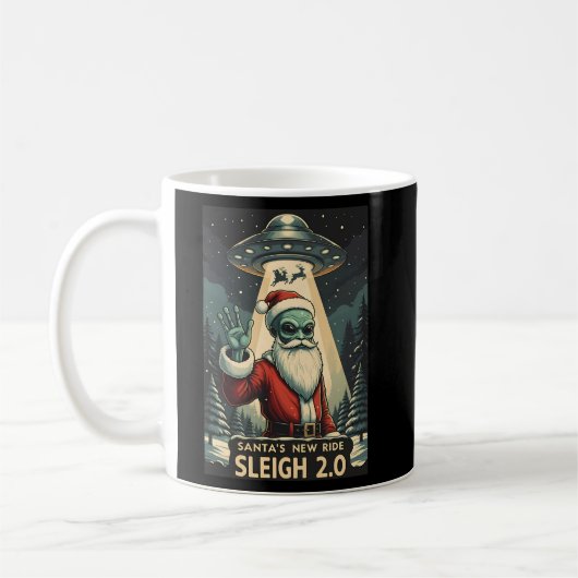 Mug Père Noël New Ride : Sleigh 2.0 (Gauche)