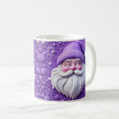 Mug Père Noël Noël Violet (Devant droit)