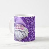 Mug Père Noël Noël Violet (Devant gauche)