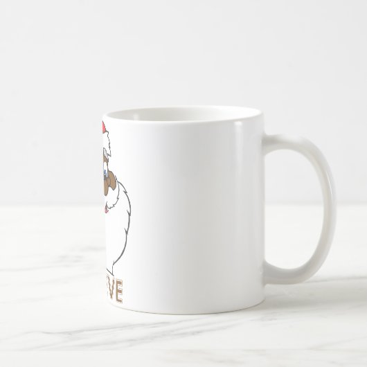 Mug Père Noël noir (Droite)