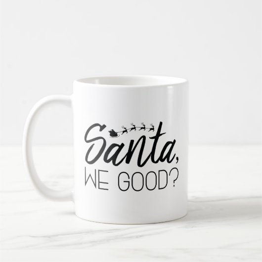 Mug Père Noël, On Est Bien ? (Gauche)