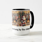 Mug Père Noël par foyer Noël Stockage (Devant droit)