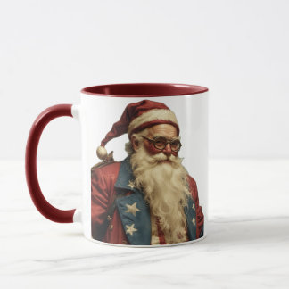 Mug Père Noël patriotique