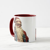 Mug Père Noël patriotique (Devant gauche)