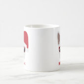 Mug Père Noël Paws Chien blanc de Noël (Centre)