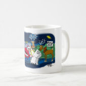 Mug Père Noël perdu (Devant droit)