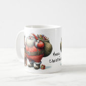 Mug Père Noël Père Noël St Nick avec cadeaux (Devant gauche)