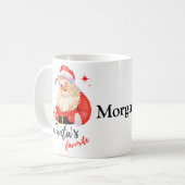 MUG PÈRE NOËL PERSONNALISÉ FAVORITE / CADEAU POUR TOUS (Devant gauche)