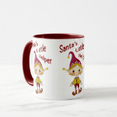 Mug Père Noël petit assistant (Devant gauche)