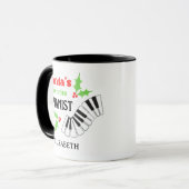Mug Père Noël Piano Piano Piano Favori Clé Noël (Devant gauche)