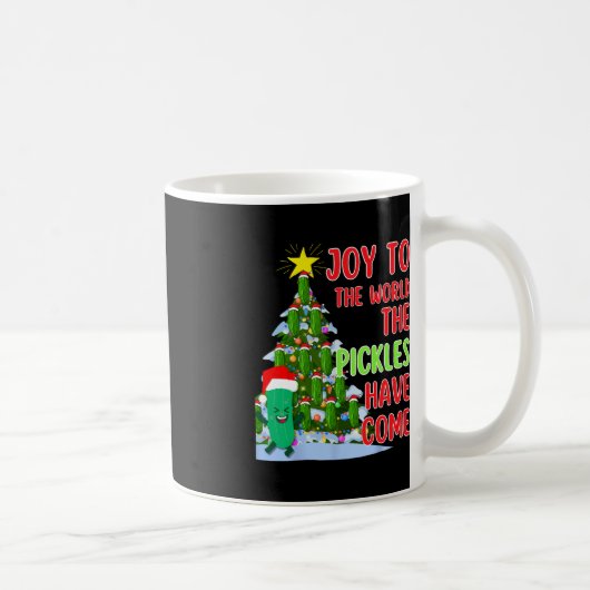 Mug Père Noël Pickle Christmas Tree Lights Amusant Pic (Droite)