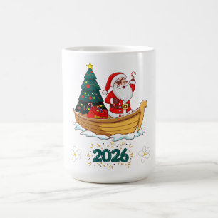 Mug Père Noël pirate 2026 Noël