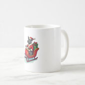 Mug Père Noël Pitbull Ride (Devant droit)
