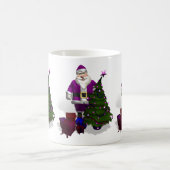 Mug Père Noël pourpre (Centre)
