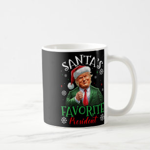 Mug Père Noël Président favori Funny Trump Noël X