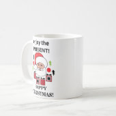 Mug Père Noël Profitez Du Joyeux Noël Actuel Père Noël (Devant gauche)