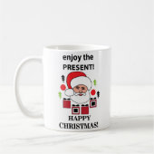 Mug Père Noël Profitez Du Joyeux Noël Actuel Père Noël (Gauche)