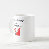 Mug Père Noël regarde (Devant gauche)