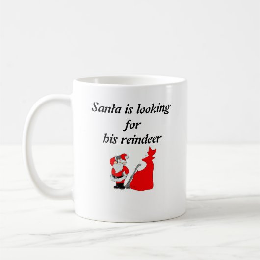 Mug Père Noël regarde (Gauche)