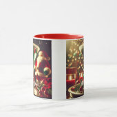 Mug Père Noël Rétro 50s Martini Vert de Noël (Centre)