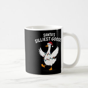 Mug Père Noël Rétro Oie la Plus Idiote de Noël Oie Idi