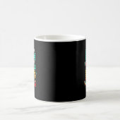 Mug Père noël rétro - ski de noël (Centre)