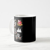 Mug Père Noël Riding Skunk Christmas (Devant gauche)