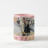 Mug Père Noël Rose Photo (Centre)