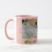 Mug Père Noël Rose Photo (Gauche)